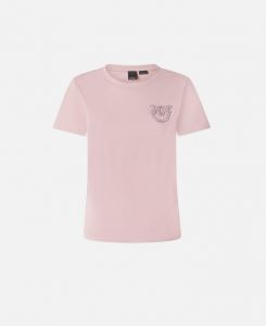 Pinko abbigliamento t-shirt jersey logo