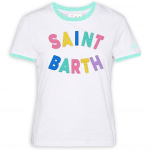 Saint barth t-shirt c/ logo multicolor